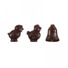 LEM69674 Paasfiguurtjes chocolade 3.5cm per 9